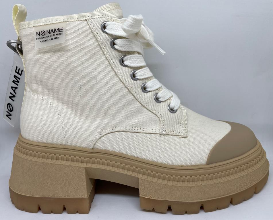 Valentine Chaussure No name Strong boots ivory sole beige 